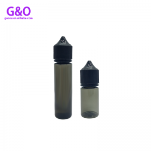 v3 ejuice kisállat palack ejuice műanyag palack 30ml 60ml új eliquid pufók gorilla egyszarvú cseppek palackok fekete kék eliquid palackok