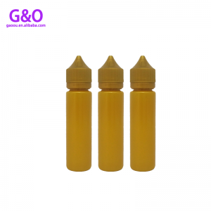 60 ml-es üveg folyadék egyszarvú folyékony üveg új v3 fekete kék műanyag kisállat pufók gorilla egyszarvú vape cseppentő palackok