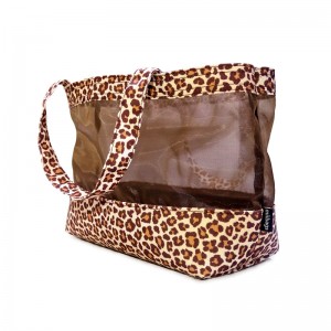 Kiváló minőségű, egyedi méretű logó, Nylon Mesh Tote táskák