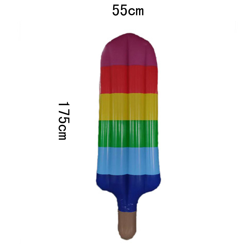 Felfújható Rainbow Popsicle medence úszó / medence társalgó