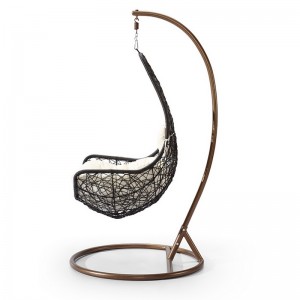 Kerti kültéri és beltéri lógó rattan fonott kosár szék