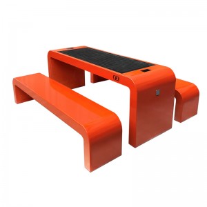 Intelligens napos piknik asztal és pad készlet