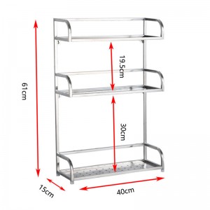 Rozsdamentes acél fűszerállvány, késtartó, tárolóállvány