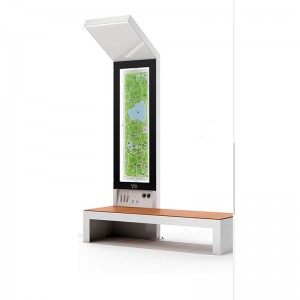 Solar kültéri világítás reklám lámpa Box utcai pad