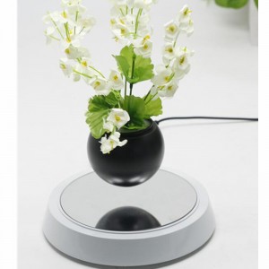 ÚJ 360 forgó maglev lebegő lebegő levegős tavacska ültetvényes pot bonsai