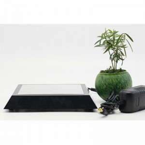 új tükör négyzet alakú alap maglev lebegés repül légi bonsai tó pot fa