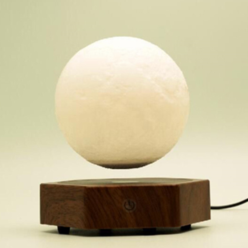 új fa alapú mágneses lebegő lebegő hold PA-1008 lebegő hold lámpa