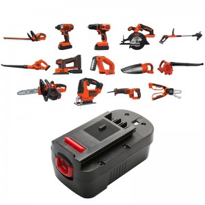 Ni-Cd 18V 1500mAh akkumulátor Black \u0026 Decker A18, A18E, A1718, A18NH, HPB18, HPB18-OPE szerszám akkumulátorhoz