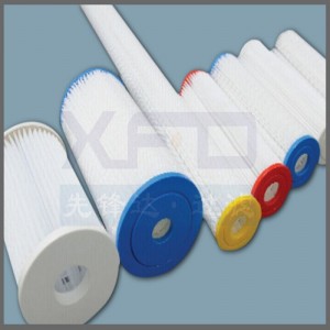 Ráncolt poliészter szálas patron