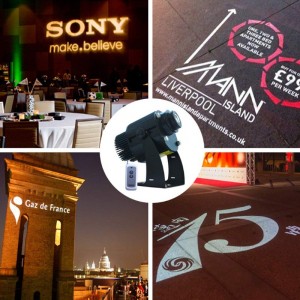 Gobo kivetítő világítás kültéri használatra