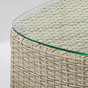 Kis 2 üléses sarok Rattan kerti kanapékészlet