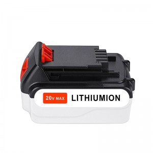 Li-ion 20V 5000mAh csereakkumulátorok Akkus szerszámok Black \u0026 Deckerhez LB20, LBX20, LBX4020, LB2X4020