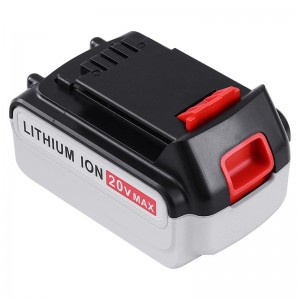 Black \u0026 Decker LB20, LBX20, LBX4020, LB2X4020 szerszám akkumulátorokhoz Cserélhető Li-ion 20 V 6000mAh akkumulátor