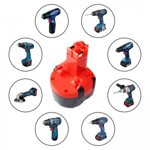 Ni-Cd 7.2V 1300mAh csereakkumulátor cellák a Bosch elektromos kéziszerszámokhoz 2 607 335 587, 2 607 335 766