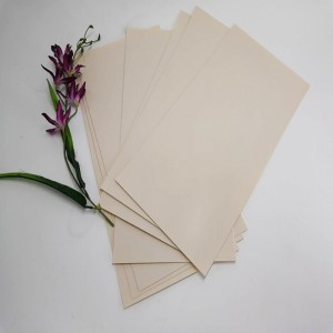 Kiváló minőségű, 0,5 mm-es sárgabarack színű, merev, műanyag poliészter lemez bútorokhoz