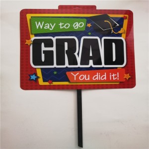 Santa Christams ünnepi dekoráció műanyag kültéri udvar jel reklámjel