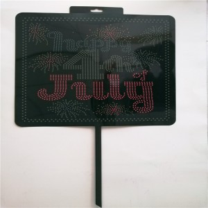 Egyéni nyomtatás szabadtéri felhasználásra Yard Sign műanyag lemez ünnepi dekorációk