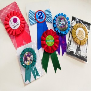 Nagykereskedelmi olcsó nyomtatási egyedi gombcsapda 58mm-es mágnes / tükör biztonsági tűvel