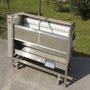 Új típusú QX-818 gyümölcstisztító / gyümölcshámozó gép / gyümölcskefe tisztító hámozógép