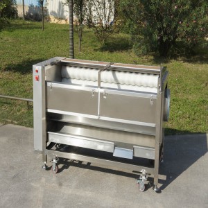 Új típusú QX-818 gyümölcstisztító / gyümölcshámozó gép / gyümölcskefe tisztító hámozógép