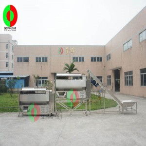 Dinnye hámozógép / gyümölcs- és zöldséghámozó gép / folyamatos dinnye-gyümölcskefe tisztító QX-824 hámozógép