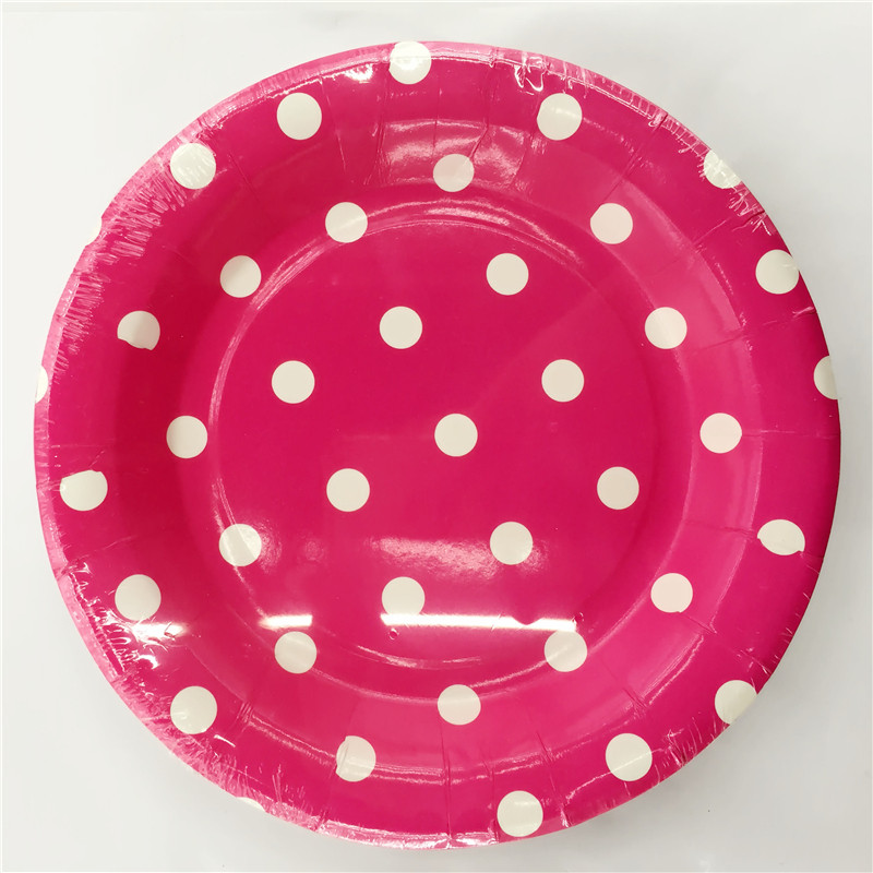 Eldobható műanyag születésnapi étkészlet étkező tányérra