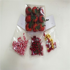 Karácsonyi kiegészítők piros sétabot-dekoráció a partira