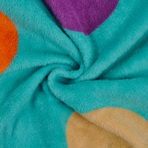 Felnőtt nyomtatott gyapjú pizsama női köntös