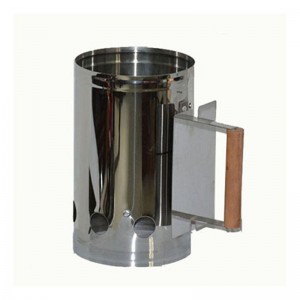 Rozsdamentes acél BBQ faszén kémény indító