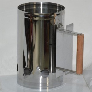 Rozsdamentes acél BBQ faszén kémény indító