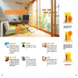 Szénszálas padlófűtés