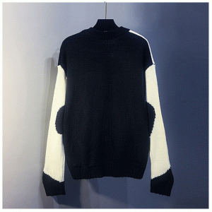 2019 új téli őszi tehén tehén Jacquard vastag fonal, laza pulóver pulóver