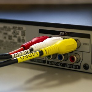 3-male RCA-3-male RCA kompozit video audio A / V AV-kábel aranyozott