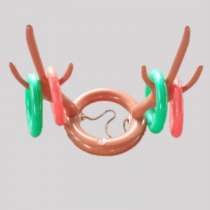 Felfújható faágú gyűrűs dobás játék Party kellékek