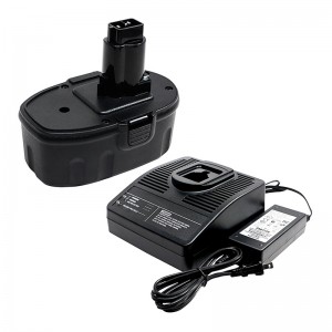 Csere 18 V 1300mAh Ni-Cd akkus fúró akkumulátorokhoz a Dewalt DC9096, DC725, DE9095 készülékekhez