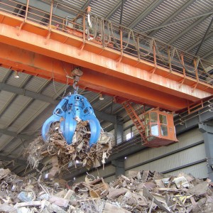 Dupla tartó felső daru megragadóval