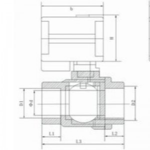 CKV20. két vezetékes motoros szelep sorozat