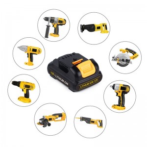 Li-ion 12V 2000mAh csere-akkumulátor a Dewalt DCB120, DCB121 készülékhez