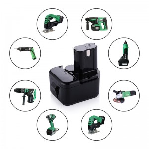 Ni-Cd 12V 1700mAh csereakkumulátor cellák a Hitach FWH 12DC2, FWH 12DC3 szerszámgépekhez