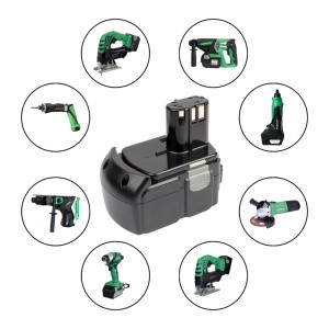 Online akkumulátoros akkumulátorok boltja 18V 3000mAh Li-ion akkumulátor Hitach BCL1830, EBM1830