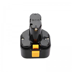 Ni-Cd 9.6V 2000mAh újratölthető akkumulátor-javító elem a Hitach EB930H, EB924, 9916647 elemhez