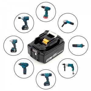 BL1815, BL1820, BL1825 18V 5000mAh Li-ion csere akkumulátor fúró