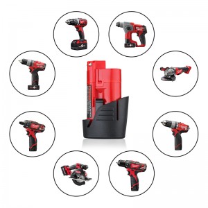 Milwaukee 48-11-2411 M12 12V 3000mAh lítium-ion csere eszköz akkumulátorához