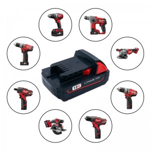 Lítium-ion 18 V 2000mAh szerszámkészlet cserecellák Milwaukee 48-11-1840 M18