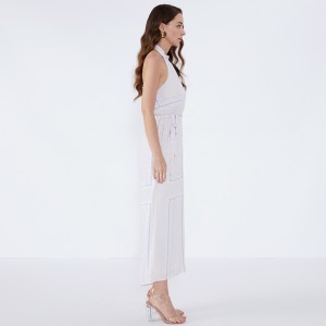 Felnőtt Onesie digitális nyomtatás Plusz méretű női csíkos jumpsuit