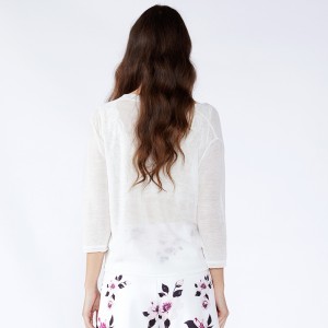 Női fehér koreai hölgyek kétrészes készlet női ruházat hosszú ujjú blúzok felsők