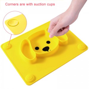 Csúszásgátló, törhetetlen BPA ingyenes táplálékcsészék