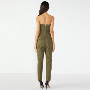 Fitness off váll szexi Bodycon jumpsuit nők számára