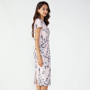 Poliészter Lady divat koreai horgolt hosszú lycra ruha