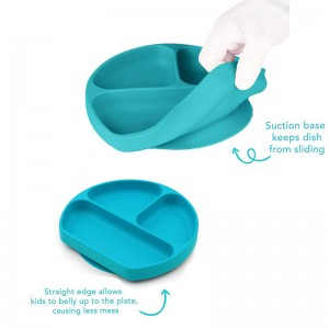 Élelmiszer-osztályú szilikon baba tapadókorongos szőnyeg